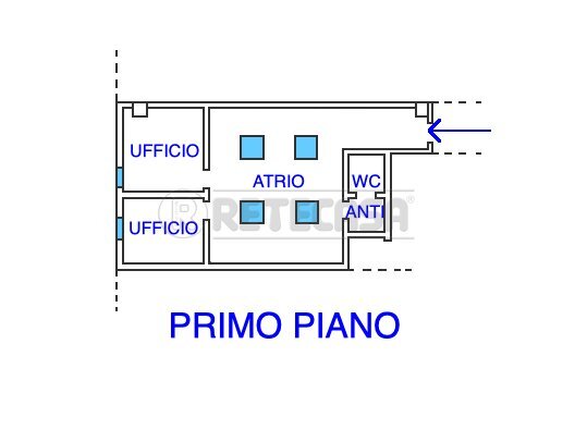PLANIMETRIA - Ufficio Via Cotonificio 47, Tavagnacco - planimetria 1