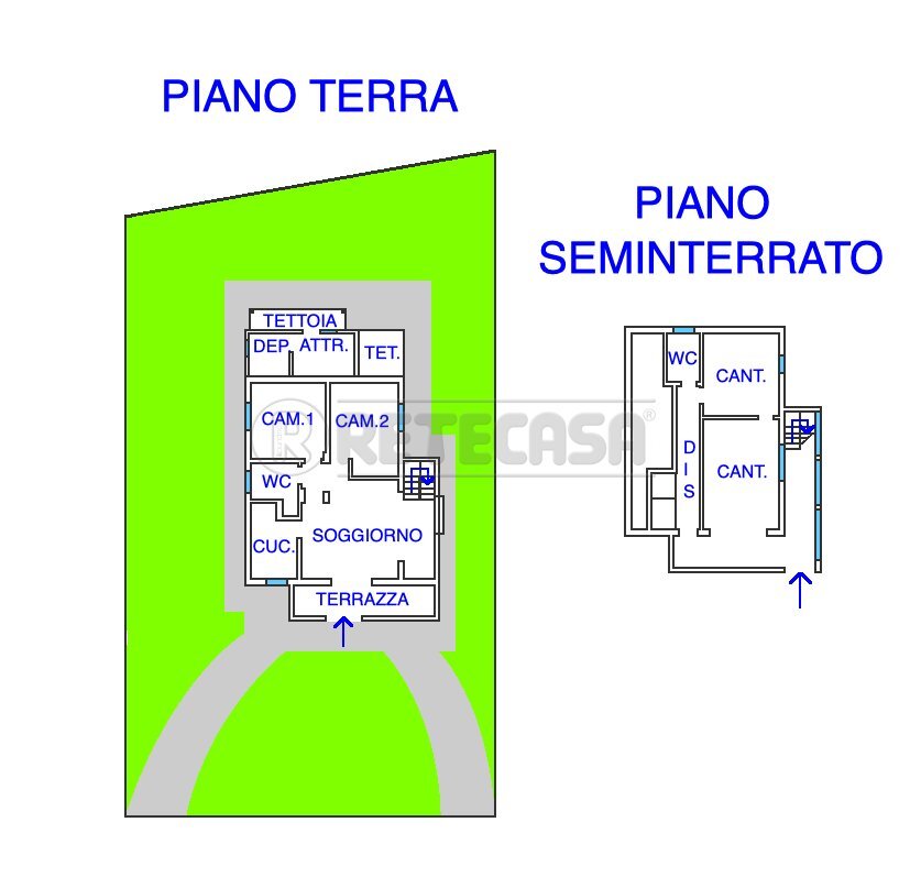 PLANIMETRIA - Villa VIA DEI PINI 21, Lignano Sabbiadoro - planimetria 1