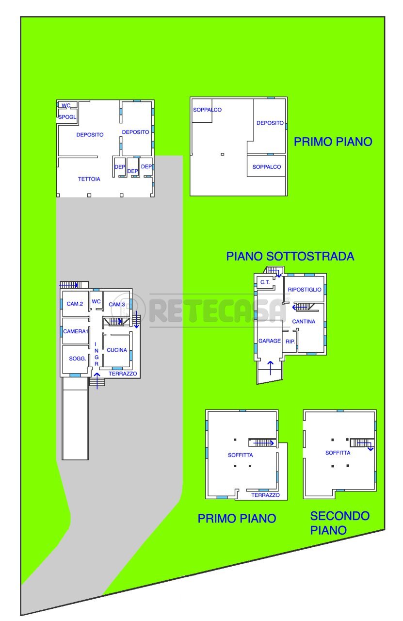 PLANIMETRIA - Terreno agricolo Via G. Marconi 10, Pavia di Udine - planimetria 1