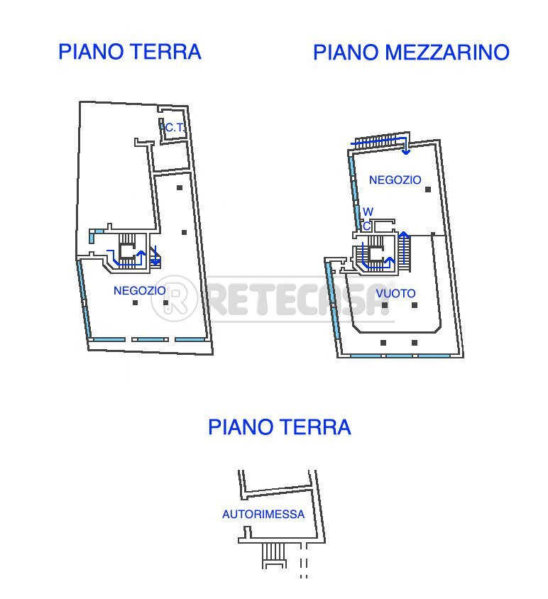 PLANIMETRIA - Ufficio Via Camillo Benso Conte di Cavour 13, Cervignano del Friuli - planimetria 1