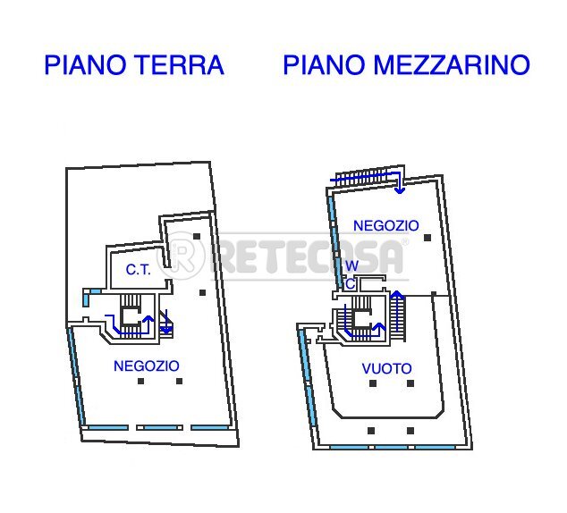 PLANIMETRIA - Ufficio Via Camillo Benso Conte di Cavour 13, Cervignano del Friuli - planimetria 1
