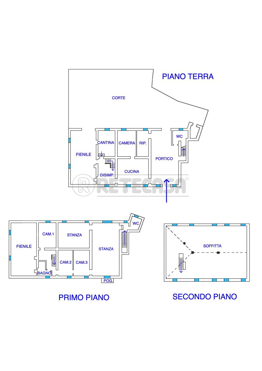PLANIMETRIA - Terratetto - Terracielo CONTRADA DONATO 35, Palmanova - planimetria 1