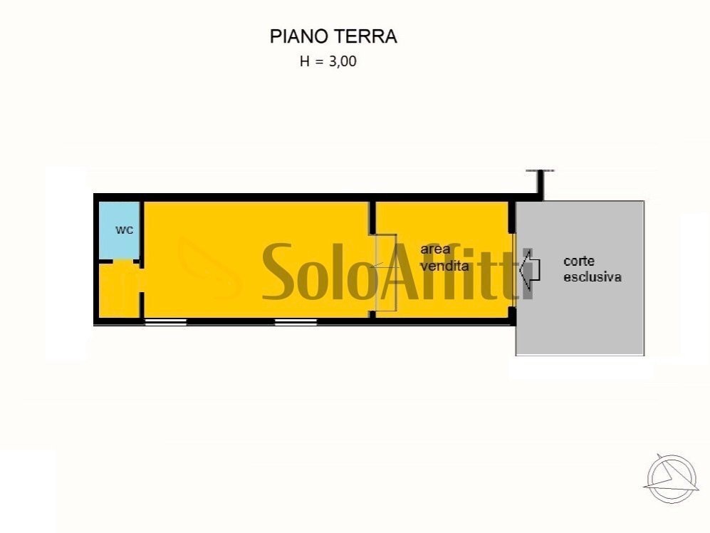 planimetria_vendita.jpg - Locale Commerciale Catanzaro - planimetria 1