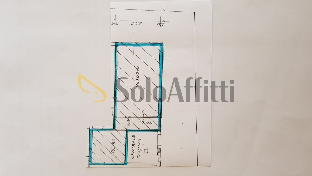planimetria via Piacenza (2).jpg - Locale Commerciale Chiavari - foto 1