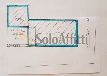 planimetria via Piacenza (1).jpg - Locale Commerciale Chiavari - foto 2
