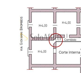 pln - Three-room apartment Via Brombeis, Napoli - floor plans 1