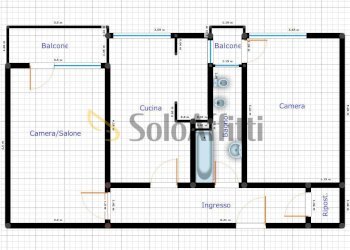 PIANTA.jpg - Trilocale Torino - foto 3