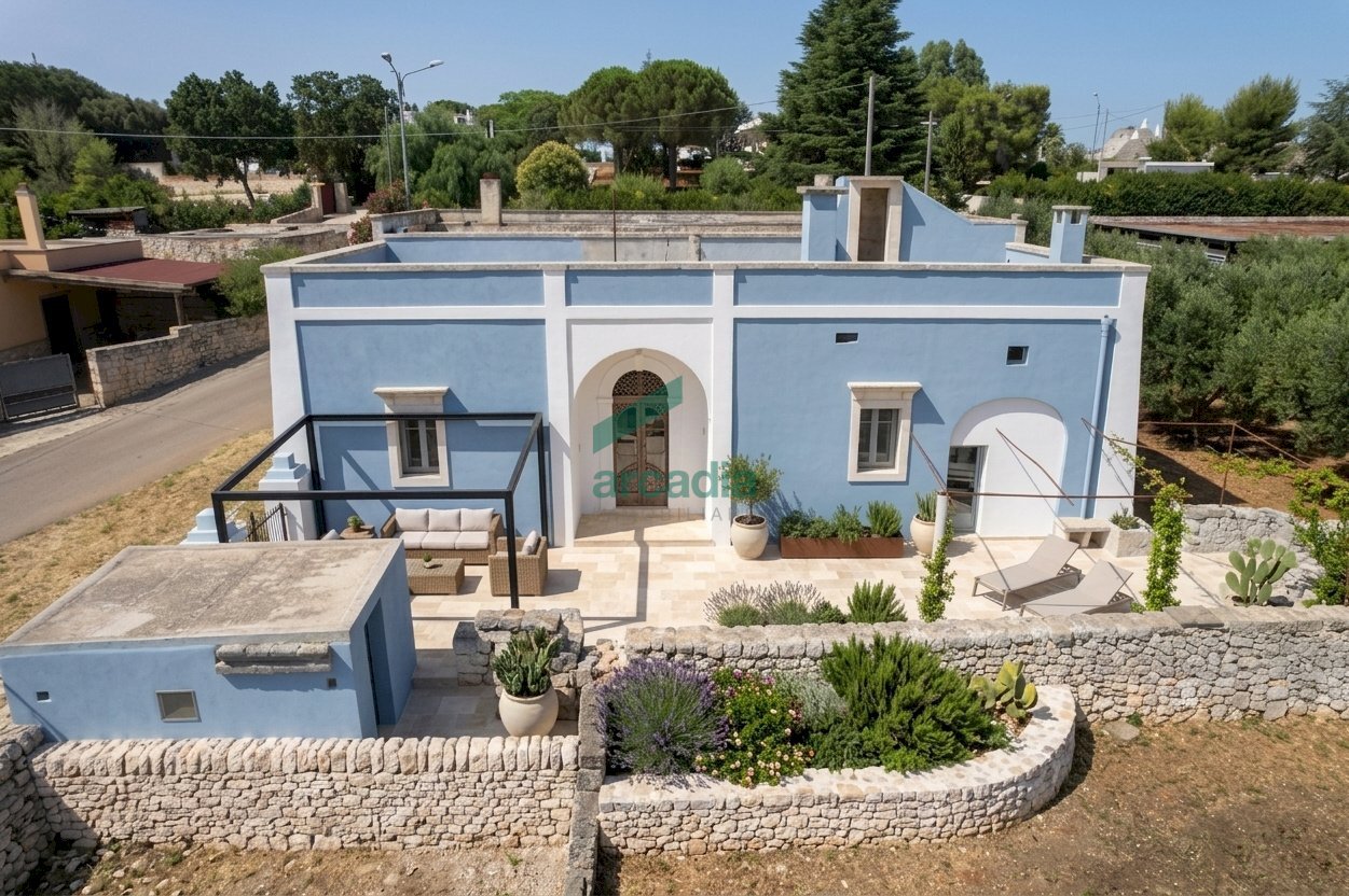 vista frontale - ipotesi di ristrutturazione - Casale Contrada Mancini 16, Locorotondo - foto 1