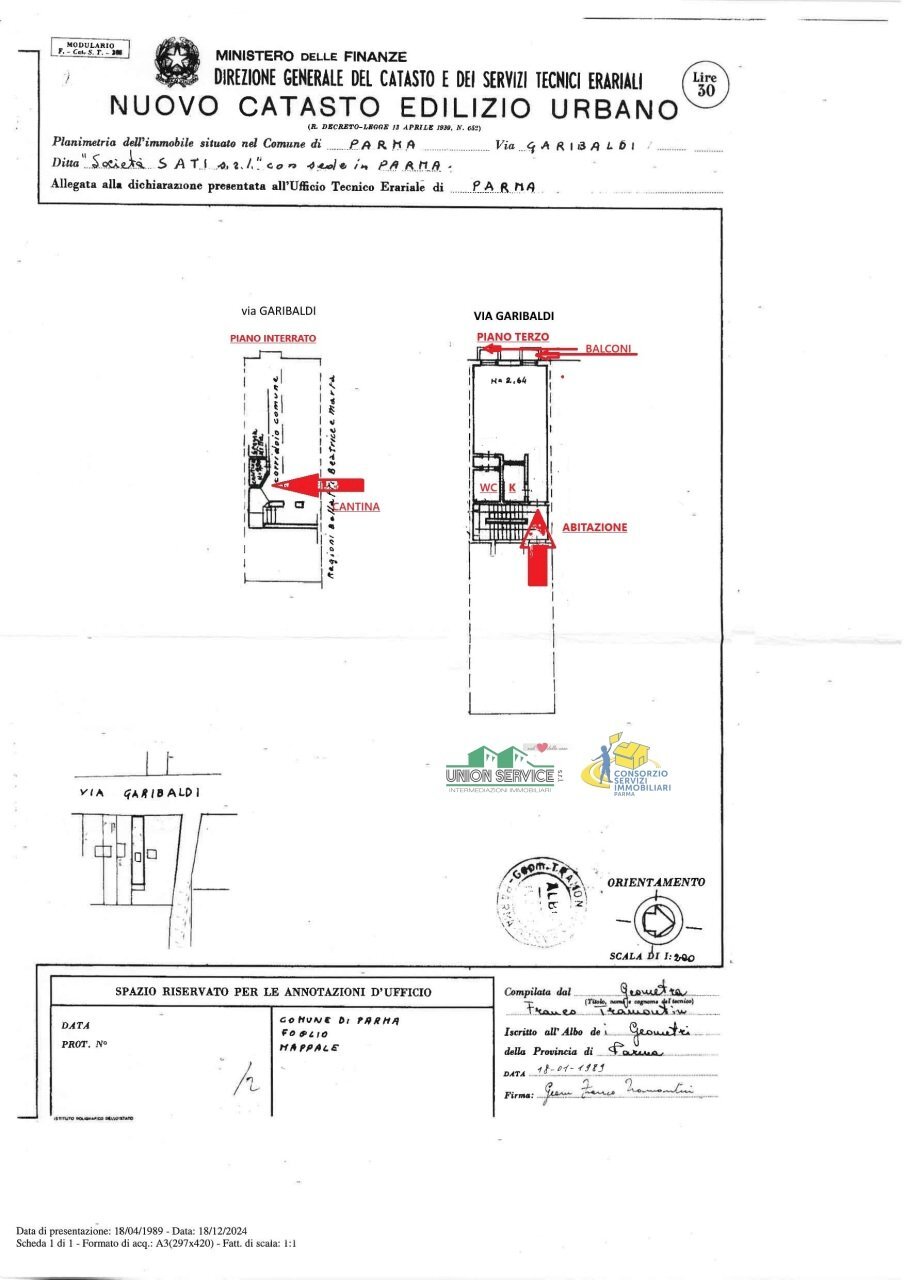 PLN_page-0001.jpg - Loft Strada Garibaldi, Parma - planimetria 1