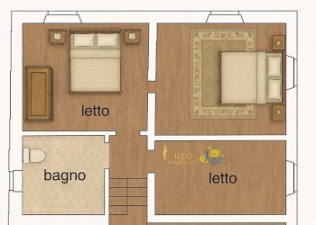 PLANIMETRIA PRIMO PIANO.jpg - Villa Via Alla pieve, Sala Baganza - foto 11