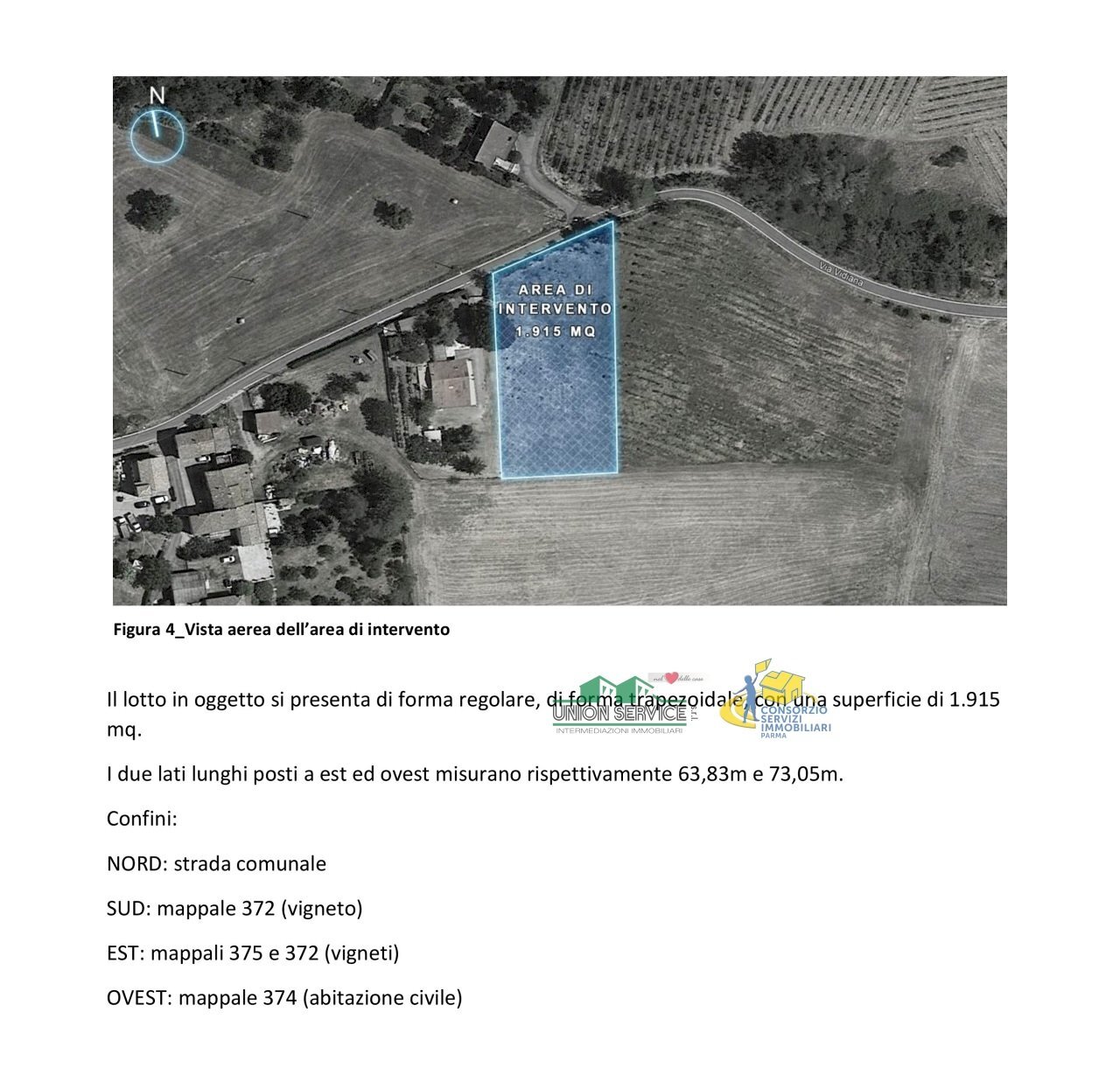 RELAZIONE TECNICO PAESAGGISTICA05.jpg - Terreno edificabile Via Vidiana 24, Langhirano - foto 2