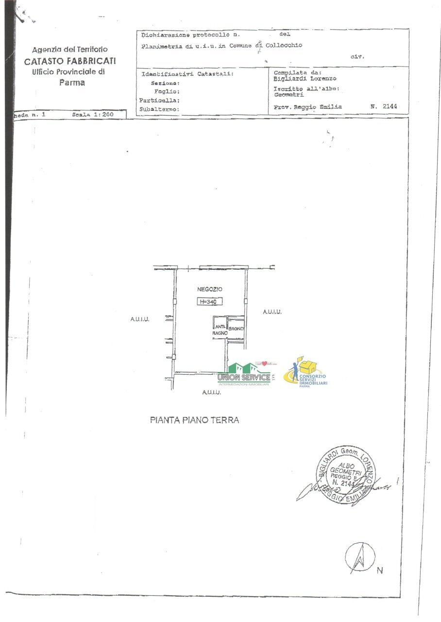 planimetria.jpg - Centro Estetico - Solarium - Benessere Via La Spezia 32, Collecchio - planimetria 1