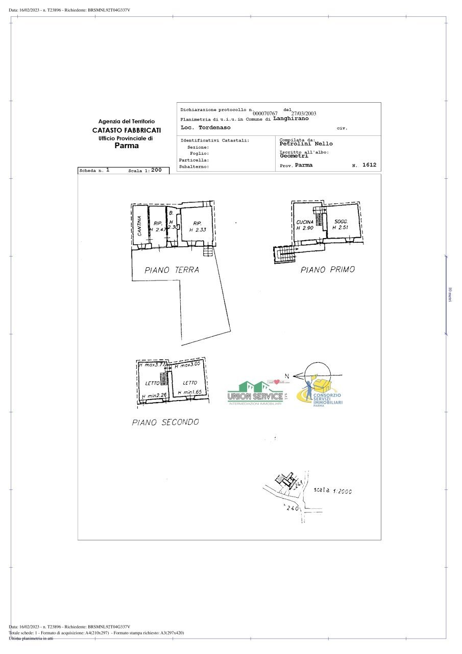 PLN_186517019_1.jpg - Terratetto - Terracielo Strada di Tordenaso 47, Langhirano - planimetria 1
