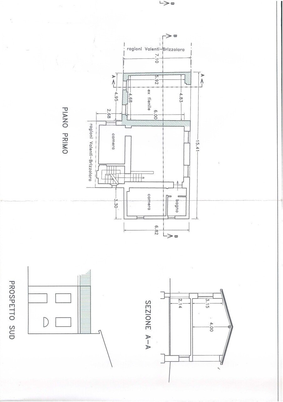 PLANI 1 PIANO.jpg - Porzione di casa montesalso casino 65, Varano de' Melegari - planimetria 1