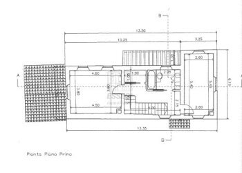 Planimetria piano primo rustico in vendita.jpeg - Casa indipendente Via dei Garganetti 314, Lucca - foto 26