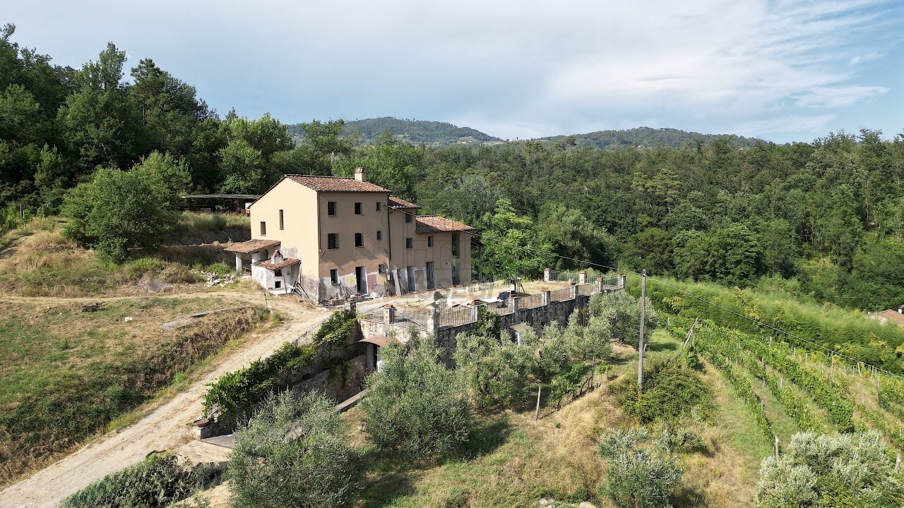 vendesi rustico con vigneto lucca colline DJI_0575 - Casale Via del Francia 95, Lucca - foto 3