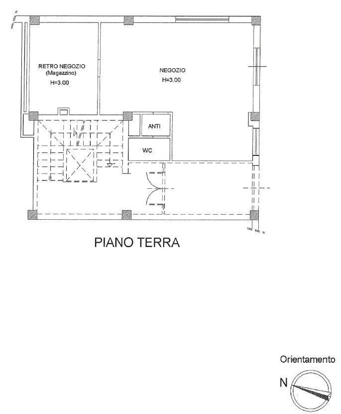 planimetria - Office Via Oristano 299, Perugia - floor plans 1