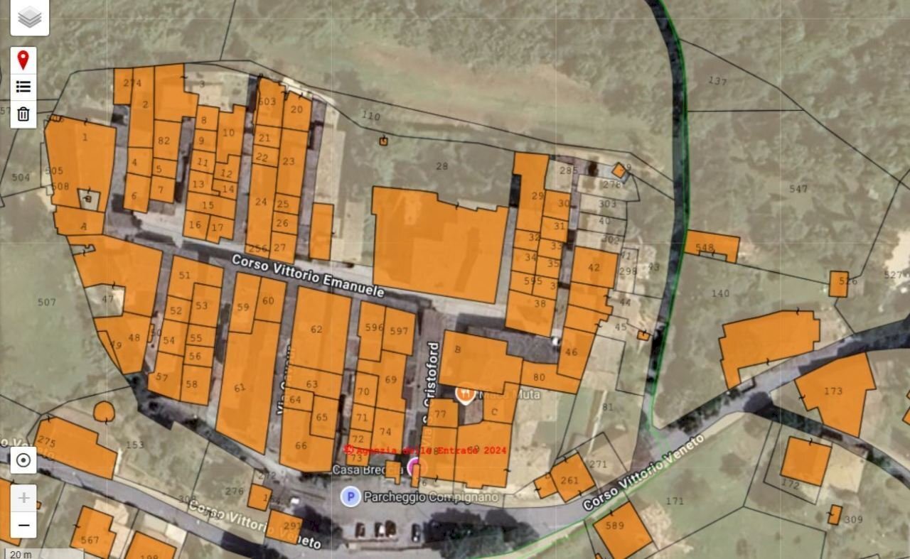 MAPPA COMPIGNANO - Terratetto - Terracielo via cuparelle snc snc, Marsciano - planimetria 1