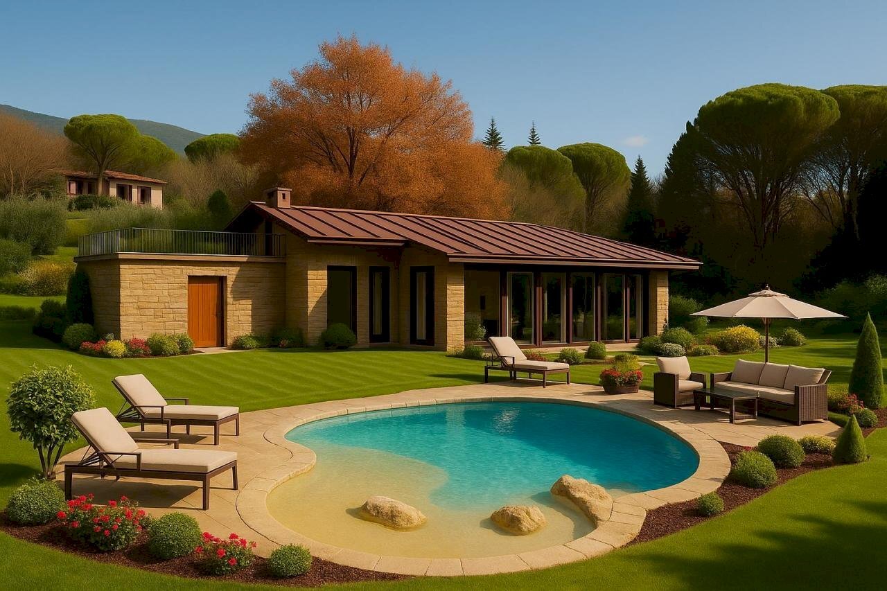 piscina - Terreno edificabile Via le Macce snc, Passignano sul Trasimeno - foto 1