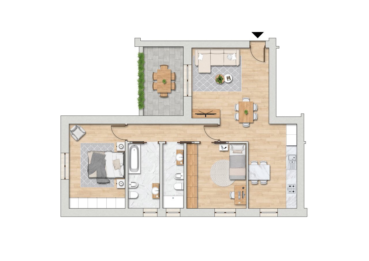 Edificio B - Interno 5.jpg - Appartamento Via Calzolara, Valsamoggia - foto 1