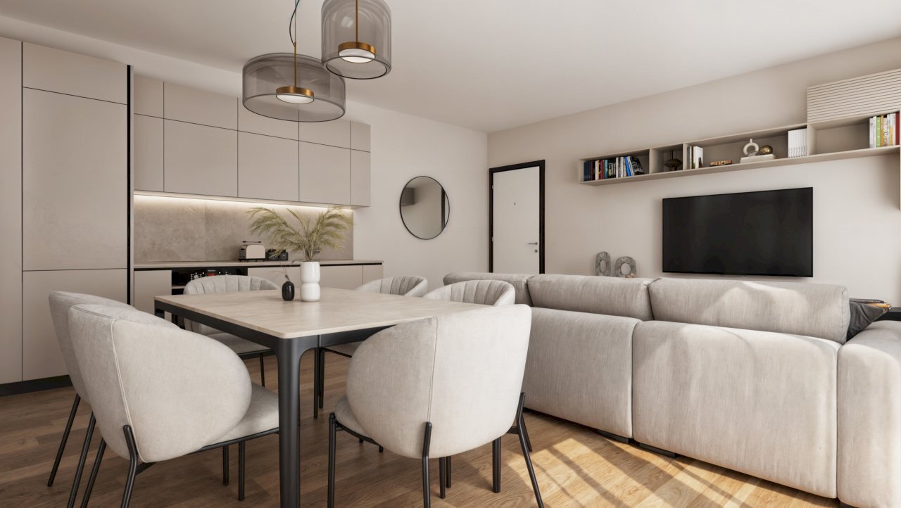 Soggiorno 1 - vista 2.jpg - Appartamento Via Calzolara, Valsamoggia - foto 2