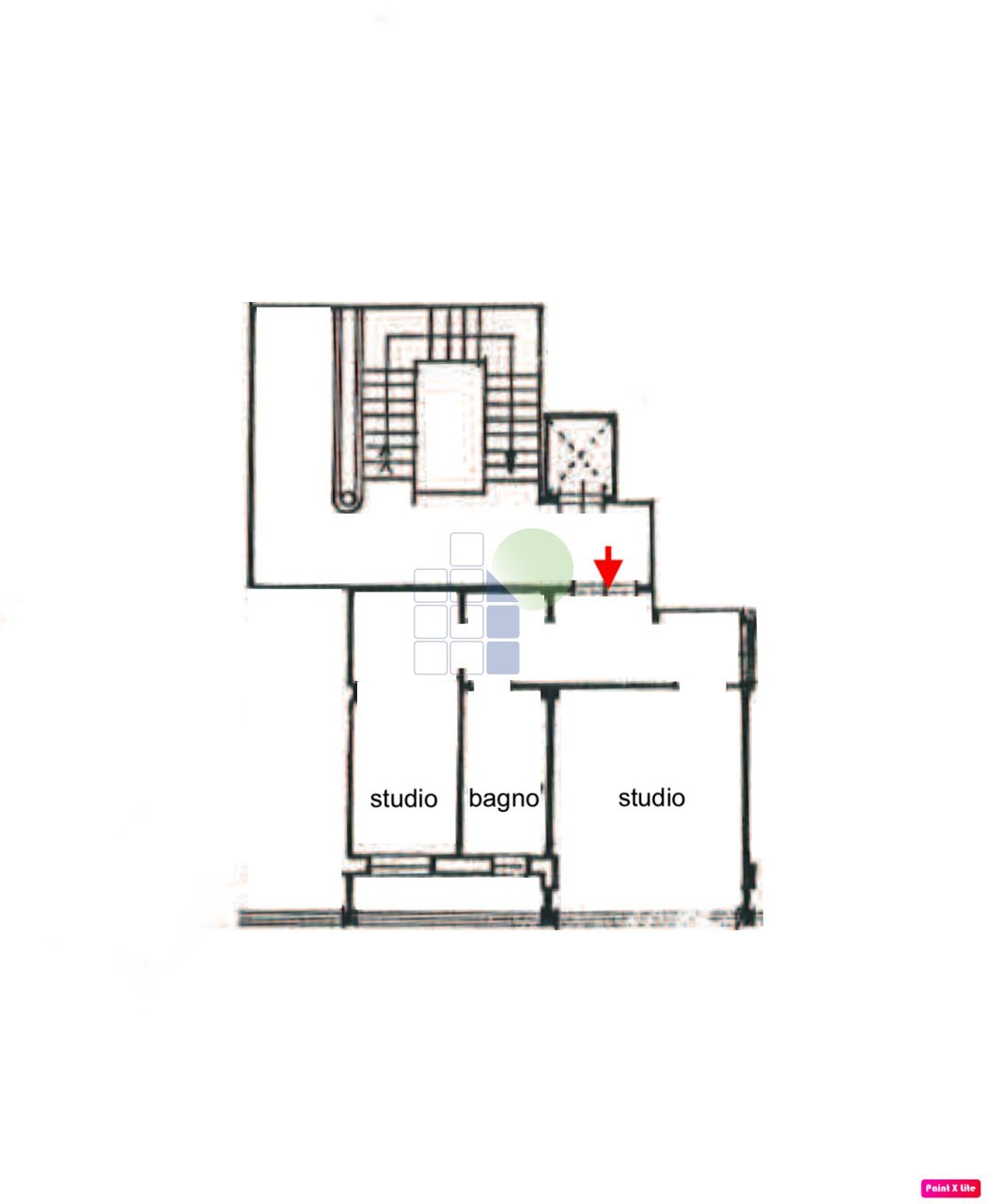 planimetria - Ufficio Via Monte Grappa 15, Livorno - planimetria 1