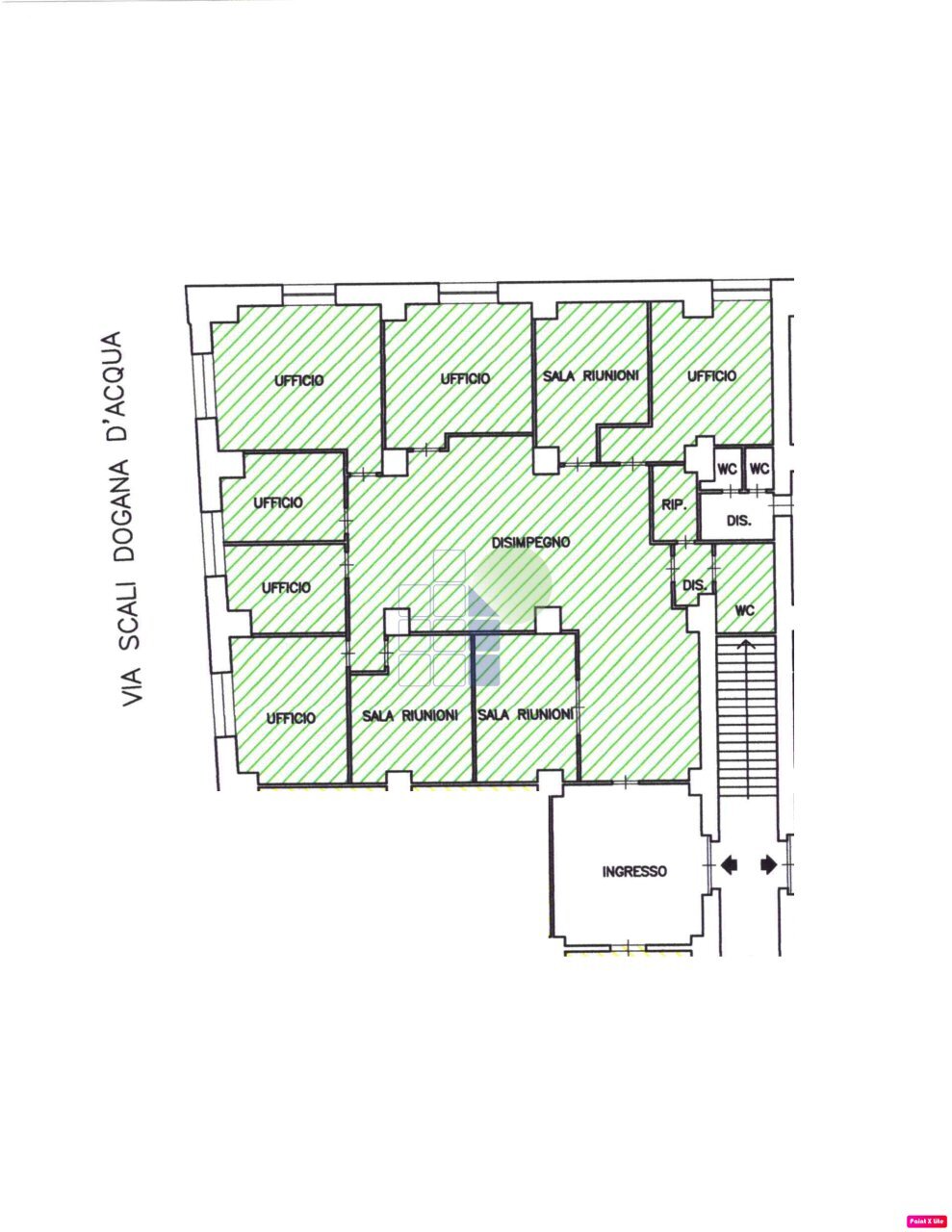 planimetria - Office Scali Cerere 31, Livorno - floor plans 1