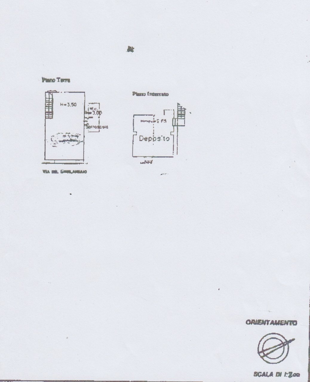 Planimetria Via del Ghirlandaio.jpg - Locale Commerciale Via del Ghirlandaio 1/C R, Firenze - planimetria 1