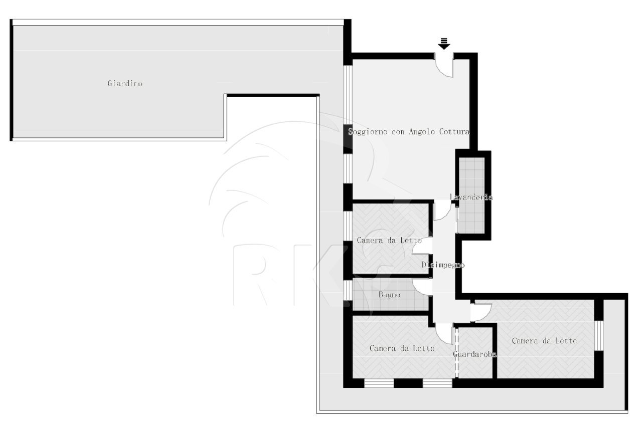 planimetria - Quadrilocale Via Nazionale 145, Pianoro - planimetria 1