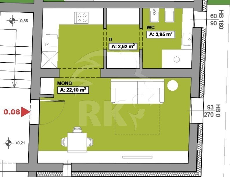 MONO 08.jpg - One-room apartment via Castiglione  91, Bologna - photo 1