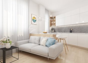 Interno 2 - Soggiorno 1.png - Monolocale via Triumvirato  20, Bologna - foto 8