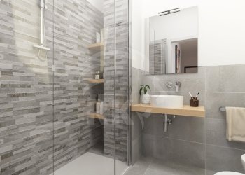 Interno 4 - Bagno.png - Monolocale via Triumvirato  20, Bologna - foto 13