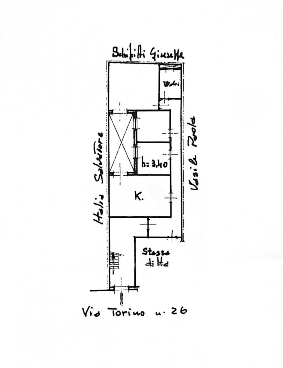 IMG-20241204-WA0016.jpg - Trilocale Via Torino 26, Floridia - planimetria 1