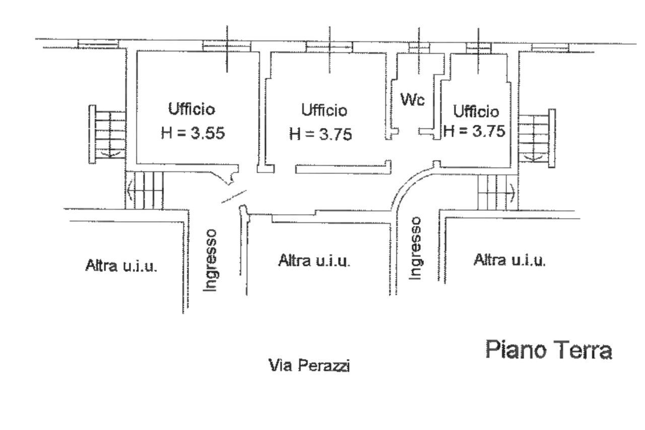 Planimetria - Three-room apartment Via Perazzi sn, Novara - floor plans 1