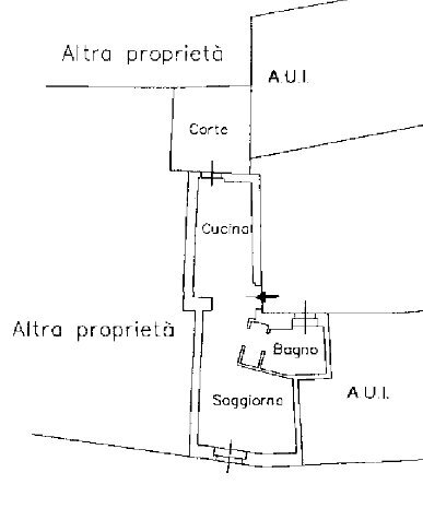 planimetria - One-room apartment Via IV Novembre snc, Cameri - floor plans 1