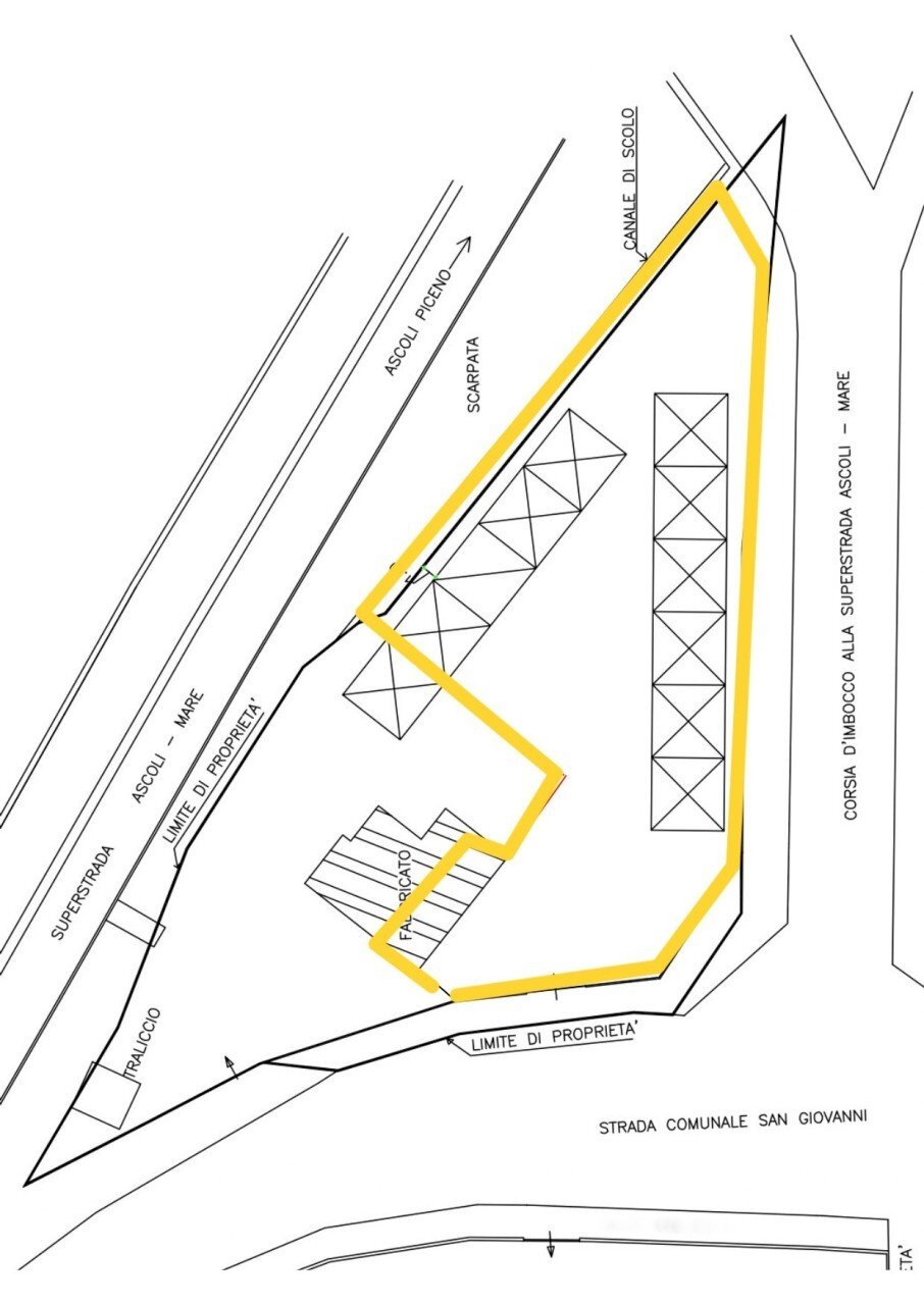 pianta - Commercial Premises Monteprandone - floor plans 1