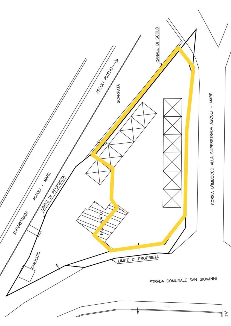 pianta - Commercial Premises Monteprandone - floor plans 1