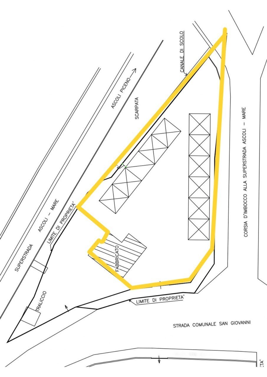 pianta - Commercial Premises Monteprandone - floor plans 1
