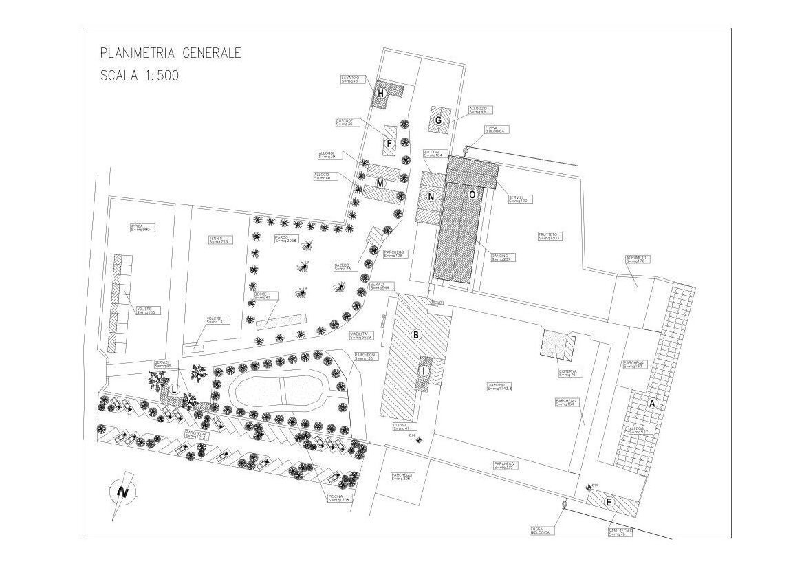 Plan_generale.jpg - Hotel - Accommodation facility Bari - floor plans 1