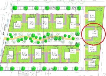 Progetto con numero alloggi.jpg - Terreno agricolo Via Galante 7, Castelfranco Emilia - foto 2