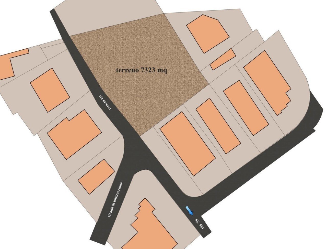 Planimetria lottizzazione.jpg - Terreno edificabile Selargius - planimetria 1