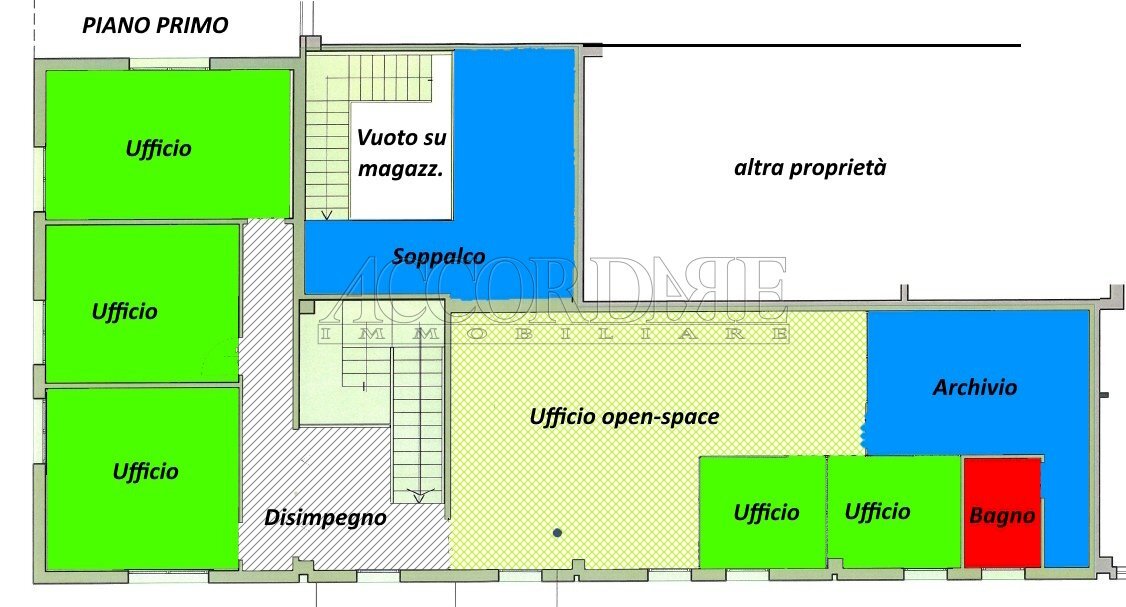 P.1.jpg - Ufficio Via Nona Strada 2, Noventa Padovana - planimetria 1