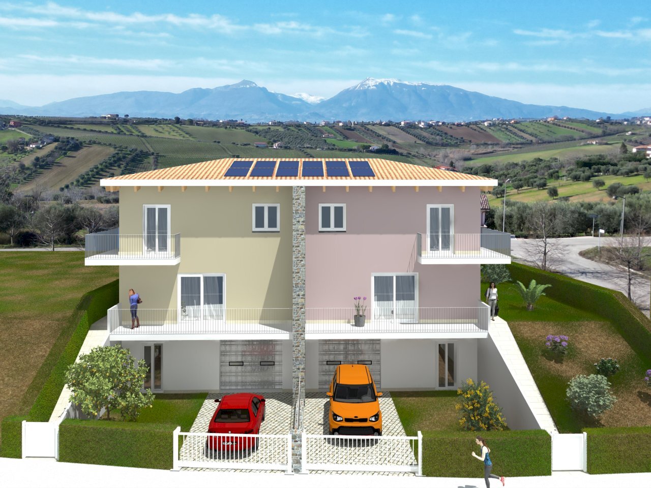 Fotoinserimento Prato Verde.jpg - Villa a Schiera via Rio Moro, Colonnella - foto 2