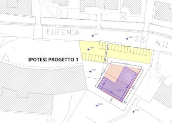 01.2 PLANIMETRIA PROGETTO A-1.jpg - Terreno edificabile Viale Sant'Eufemia 96, Brescia - foto 7