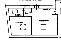 PLANIMETRIA APPARTAMENTO - Two-room apartment Corso Giacomo Matteotti 12, Brescia - floor plans 1