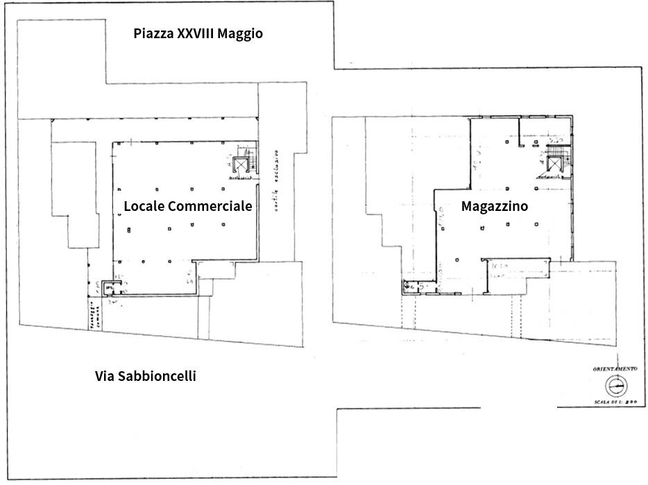 PLANIMETRIA - Shop Via Sabbioncelli 6, Bovezzo - floor plans 1