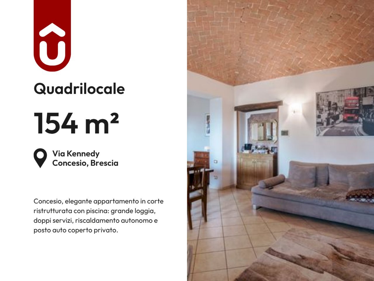 2 - Four-room apartment Via John Fitzgerald Kennedy 63, Concesio - photo 1
