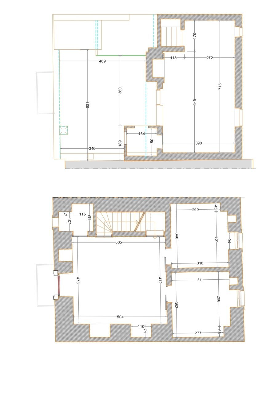 via Montemilone 16 Piante-Quotate_page-0001.jpg - Portion of a house Via Montemilone 16, Casamassima - floor plans 1