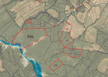 1773ParticelleTerreno.png - Terreno agricolo Località Antico Alto 48, Maiolo - foto 4