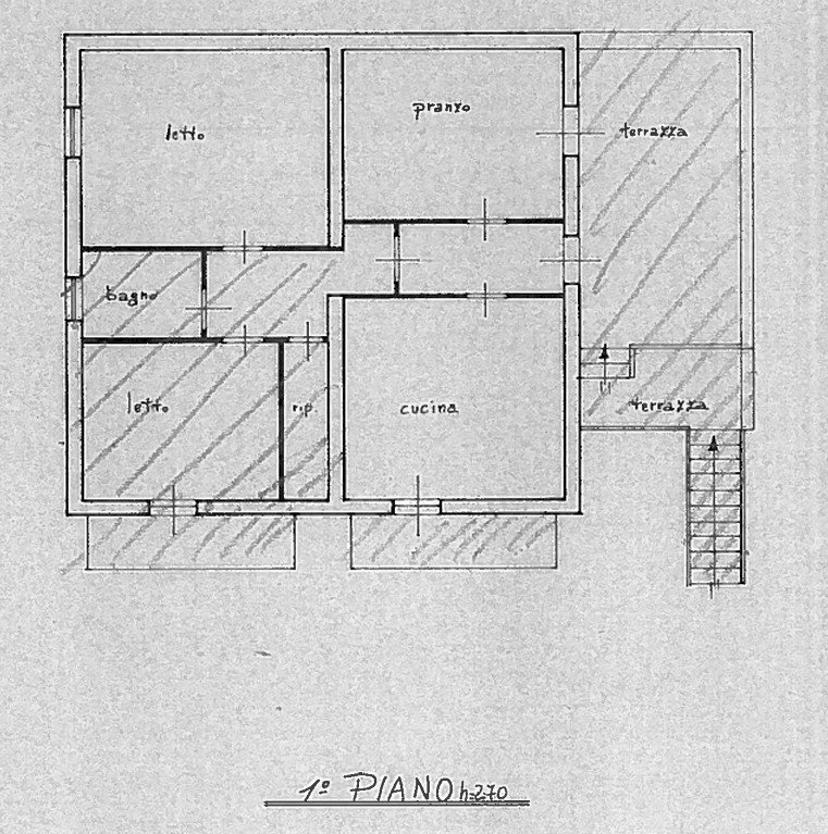 piano primo.jpg - Villa Via XXIV Maggio 140, Pennabilli - planimetria 1
